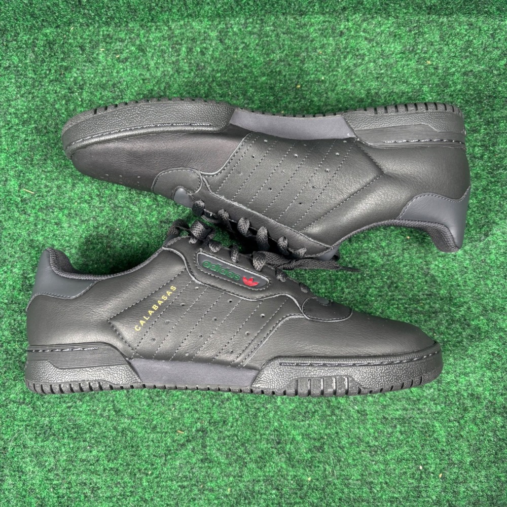 Adidas Yeezy Powerphase Calabasas Core Black Mens Sneakers CG6420 Size 9
